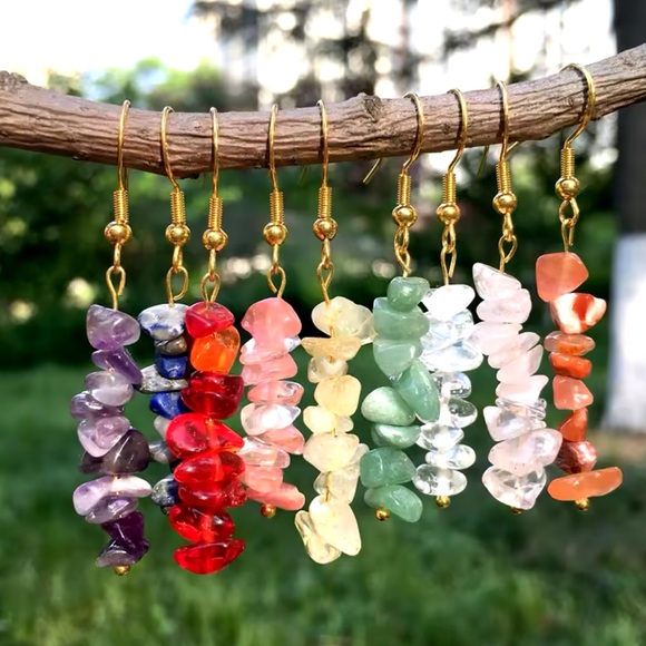 Bracelet And Earrings Set - Citrine Natural Healing Stone - Picture 12 of 13